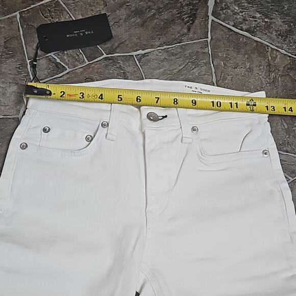 NWT Rag & Bone Skinny Jean Sz 25 in White - Picture 7 of 11